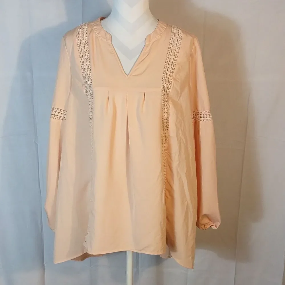 JW Style Boho High Low Blouse - Picture 8 of 8